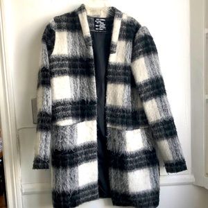 Black and white coat by just female